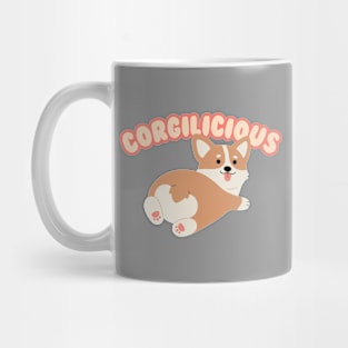 Corgilicious Corgi Dog - Cute Cartoon Pup Mug